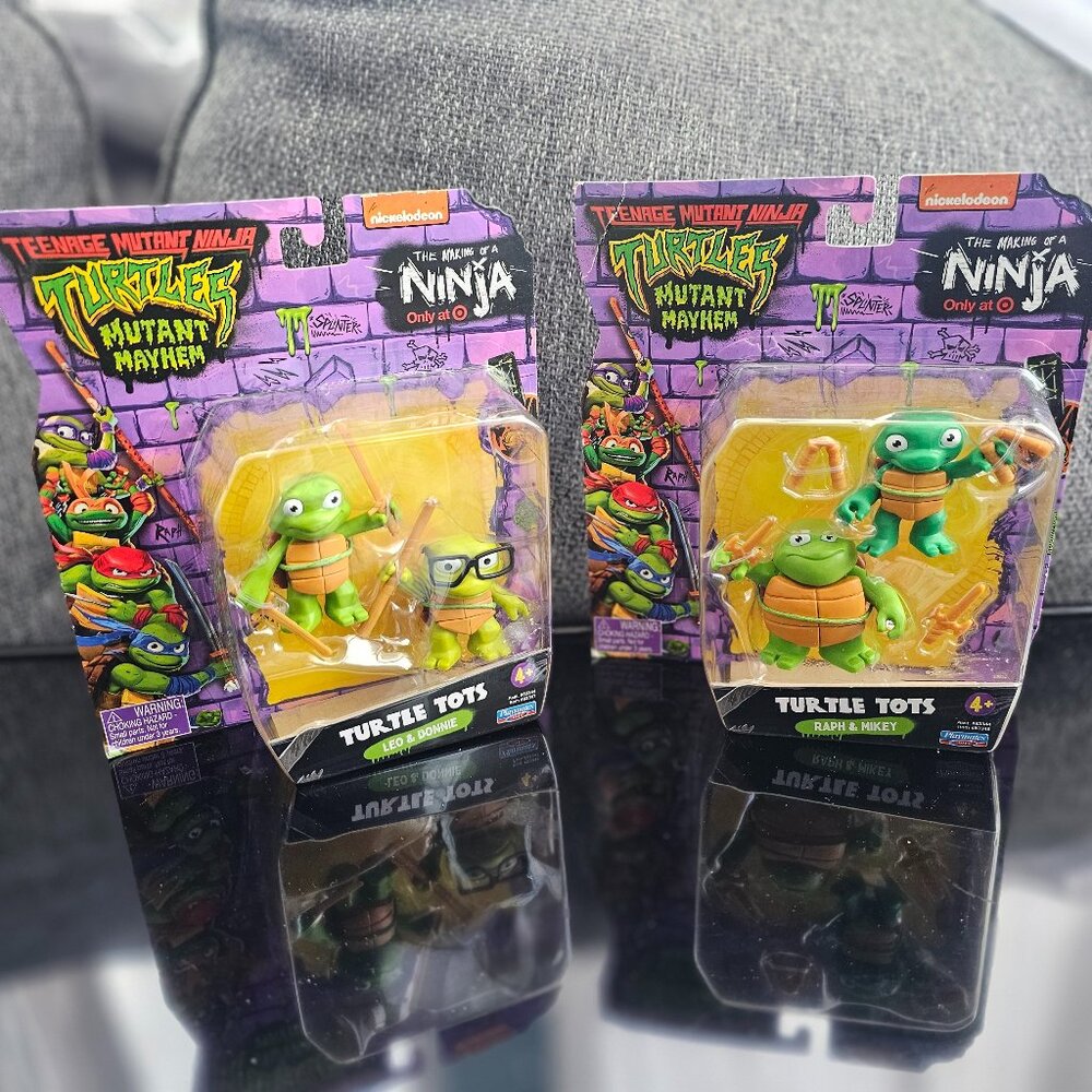 Teenage Mutant Ninja Turtles Turtle Tots Figures Bundle